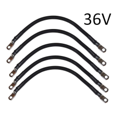 4 AWG Club Car DS 36V Battery Cable 5pcs Set 