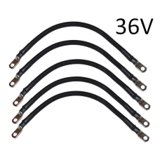 1/0 AWG Yamaha G2, G8, G9, 36V 1985-1994 Battery Cable 5pcs Set