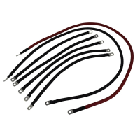 4 AWG Club Car DS IQ Battery Cable 7pcs Set