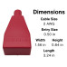 Cable Lengths: 6 Inches
Cable Lengths: 9 Inches
Cable Lengths: 12 Inches
Cable Lengths: 15 Inches
Cable Lengths: 18 Inches
Cable Lengths: 21 Inches
Cable Lengths: 24 Inches
Cable Lengths: 30 Inches
Cable Lengths: 36 Inches
Cable Lengths: 42 Inches
Cable Lengths: 4 Feet
Cable Lengths: 5 Feet
Cable Lengths: 6 Feet
Cable Lengths: 7 Feet
Cable Lengths: 8 Feet
Cable Lengths: 9 Feet
Cable Lengths: 10 Feet
Cable Lengths: 11 Feet
Cable Lengths: 12 Feet
Cable Lengths: 14 Feet
Cable Lengths: 16 Feet
Cable Lengths: 18 Feet
Cable Lengths: 20 Feet
Connector End: 1/4" to Top Post Positive
Connector End: 5/16" to Top Post Positive
Connector End: 3/8" to Top Post Positive
Connector End: 1/2" to Top Post Positive
Connector End: Top Post Positive One Side Only
Cable Boot: Top Post Connector Boot Cable Lengths: 6 Inches
Cable Lengths: 9 Inches
Cable Lengths: 12 Inches
Cable Lengths: 15 Inches
Cable Lengths: 18 Inches
Cable Lengths: 21 Inches
Cable Lengths: 24 Inches
Cable Lengths: 30 Inches
Cable Lengths: 36 Inches
Cable Lengths: 42 Inches
Cable Lengths: 4 Feet
Cable Lengths: 5 Feet
Cable Lengths: 6 Feet
Cable Lengths: 7 Feet
Cable Lengths: 8 Feet
Cable Lengths: 9 Feet
Cable Lengths: 10 Feet
Cable Lengths: 11 Feet
Cable Lengths: 12 Feet
Cable Lengths: 14 Feet
Cable Lengths: 16 Feet
Cable Lengths: 18 Feet
Cable Lengths: 20 Feet
Connector End: 1/4" to Top Post Positive
Connector End: 5/16" to Top Post Positive
Connector End: 3/8" to Top Post Positive
Connector End: 1/2" to Top Post Positive
Connector End: Top Post Positive One Side Only
Cable Boot: Top Post Connector Boot