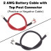 2 AWG Custom Battery Cable with Top Post Connector 2 AWG Custom Battery Cable with Top Post Connector