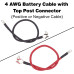 4 AWG Custom Battery Cable with Top Post Connector 4 AWG Custom Battery Cable with Top Post Connector